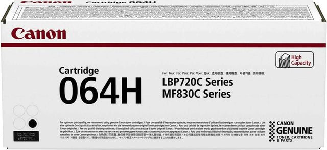 Canon 064H Zwarte Tonercartridge voor Hoge Capaciteit