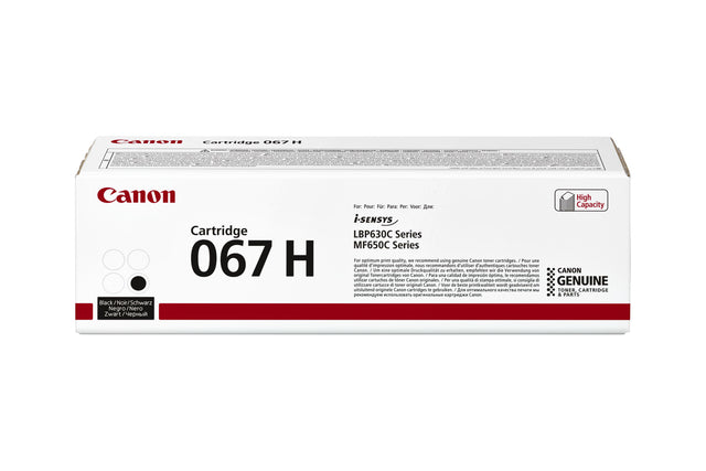 Canon 067H Zwarte Tonercartridge met Hoge Capaciteit