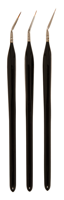 Penselenset Zahn miniatuur 3-delig voor fijne details