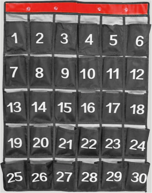 Telefoontas met 30 vakken en 4 ophanghaken