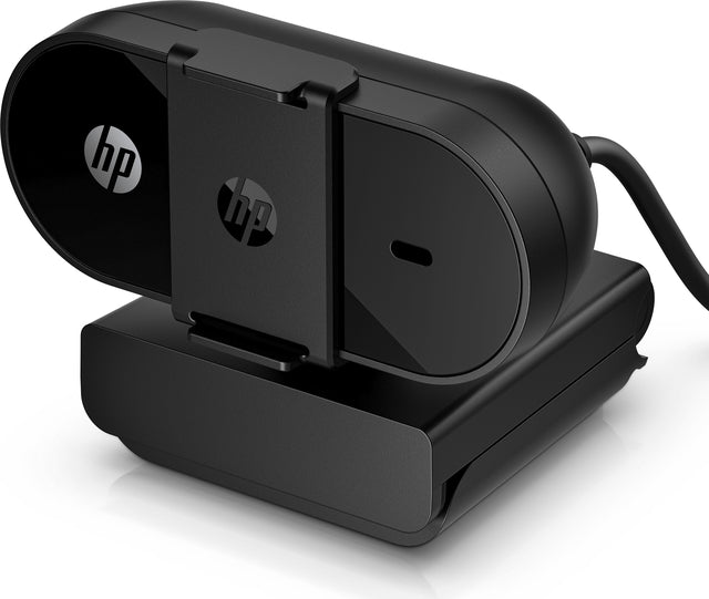 HP 325 FHD USB Webcamera met clip en microfoon, zwart - 3