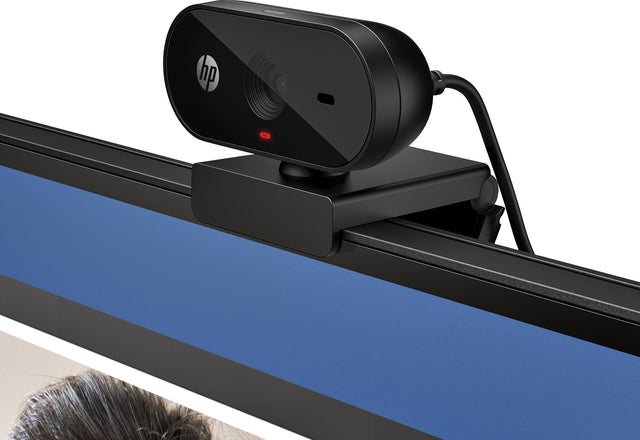 HP 325 FHD USB Webcamera met clip en microfoon, zwart - 6