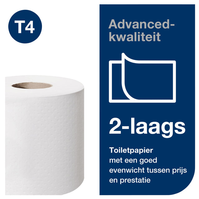 Toiletpapier Tork T4 Advanced 2-laags wit, 472161 - 3