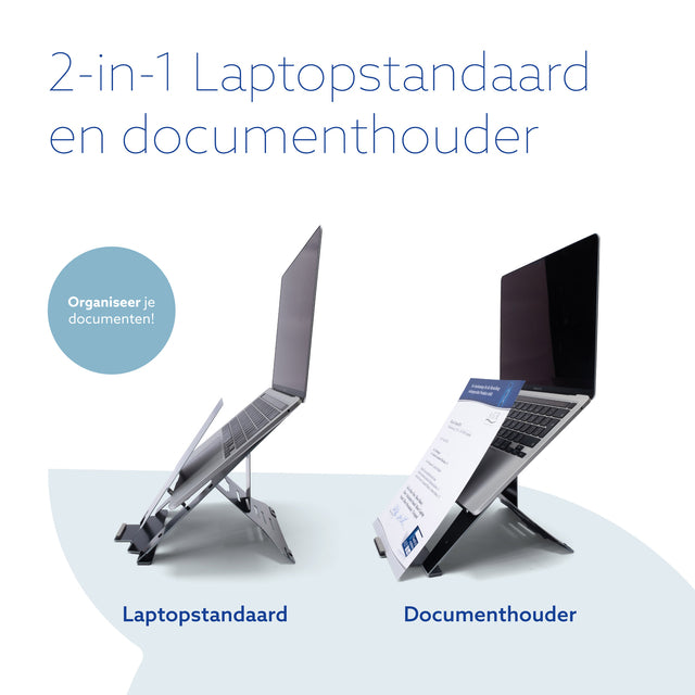 Leitz Ergo Riser Documenthouder voor laptop en papier - 5