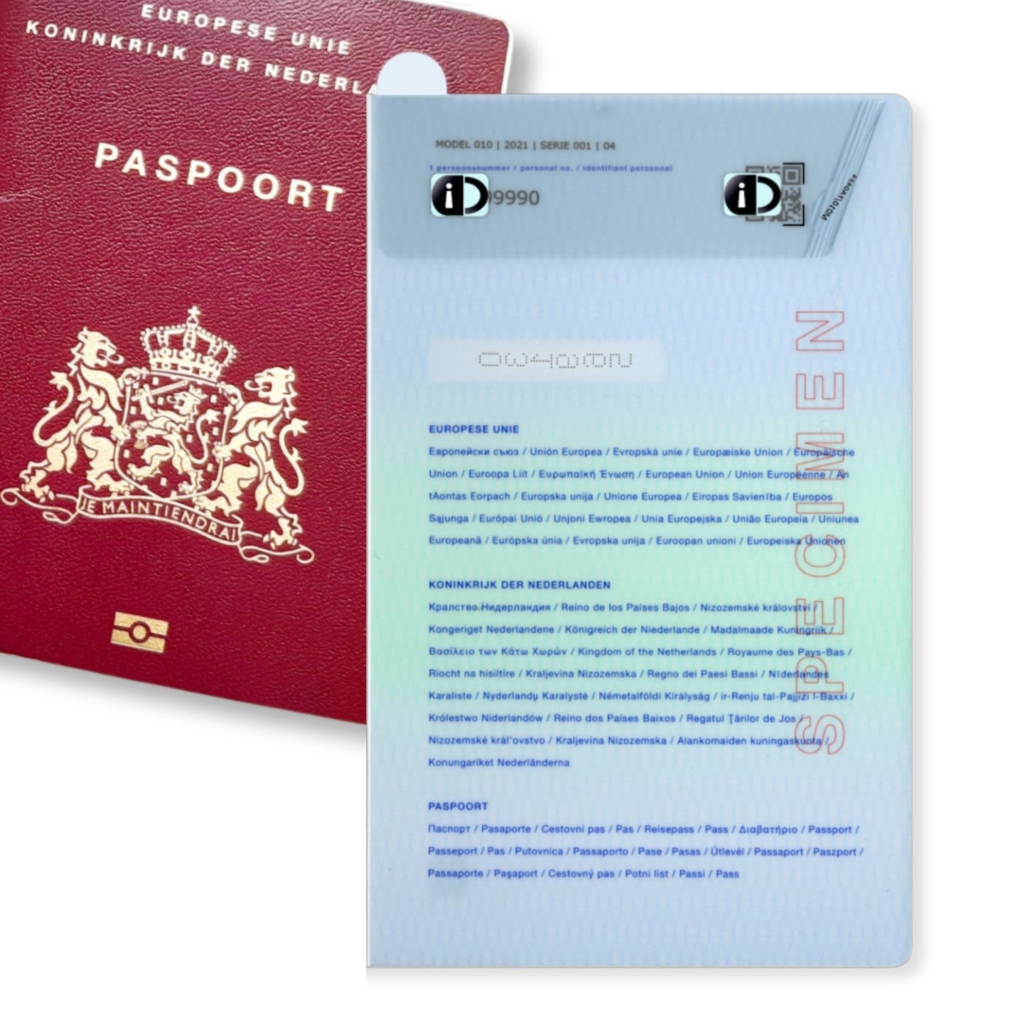 PassProtect Beschermfolie voor Paspoort