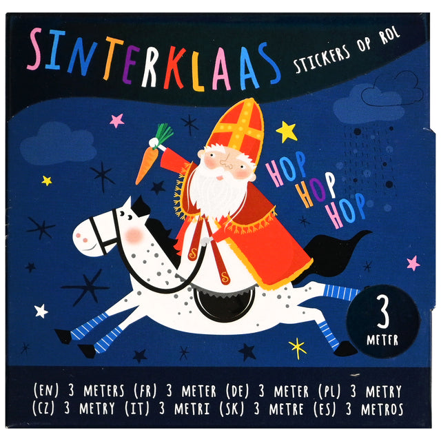 Sinterklaas stickerset van 3 meter