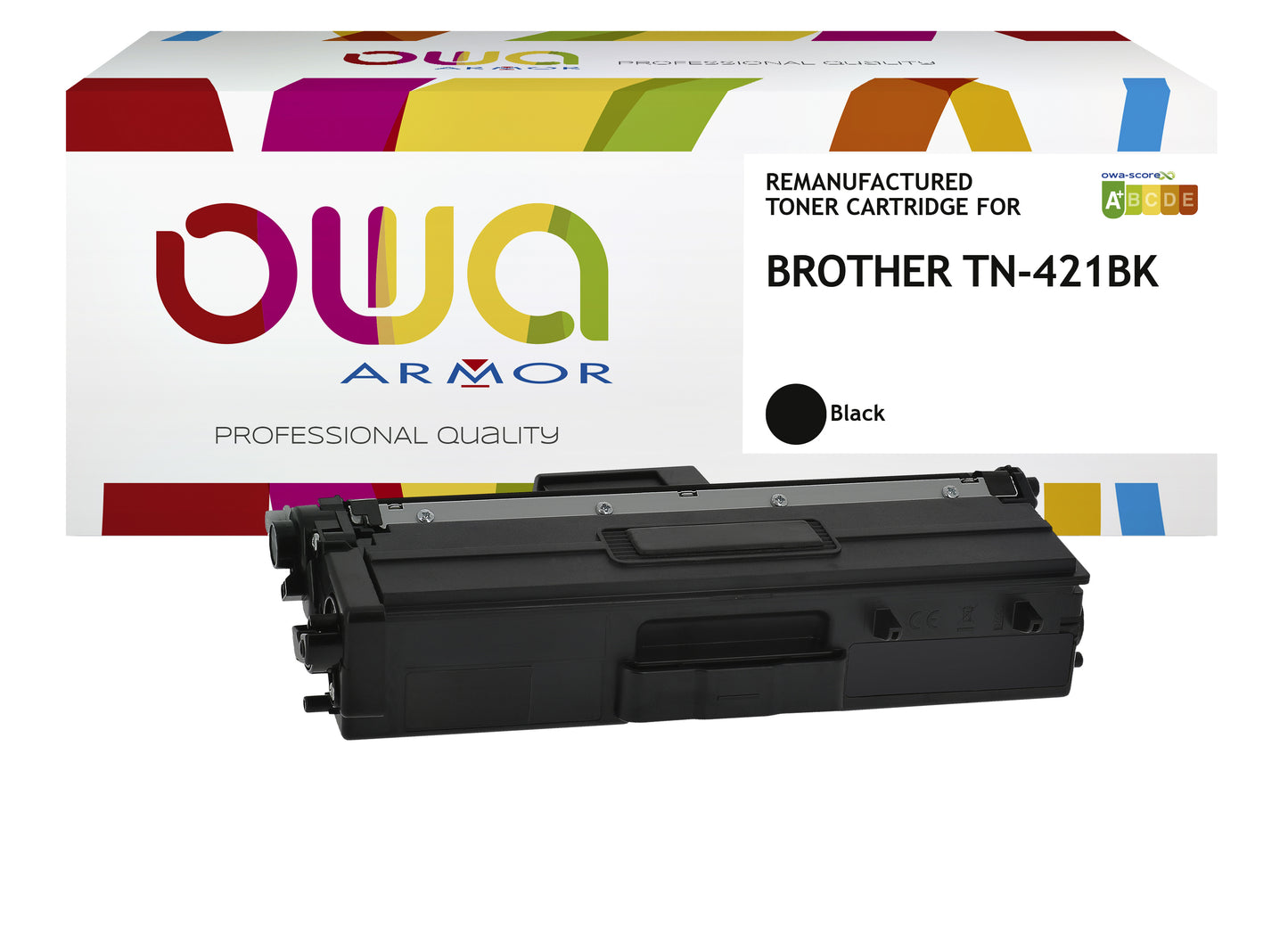 Gereconditioneerde OWA Brother TN-421BK Zwart Tonercartridge