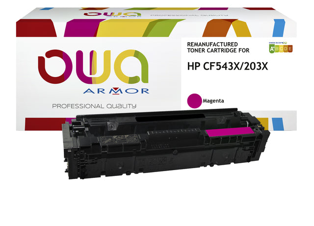 Gereconditioneerde OWA Magenta Toner HP CF543X