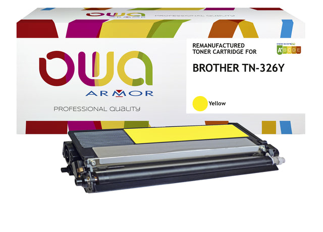 Gereconditioneerde OWA Brother TN-326Y Geel Toner