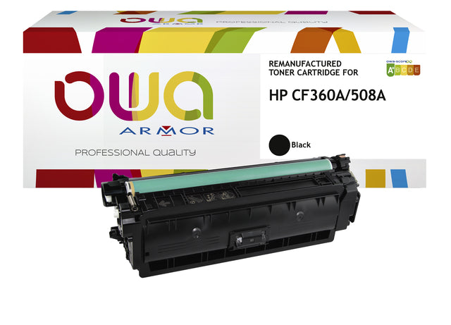HP CF360A Zwart Tonercartridge van OWA voor Groot Volume