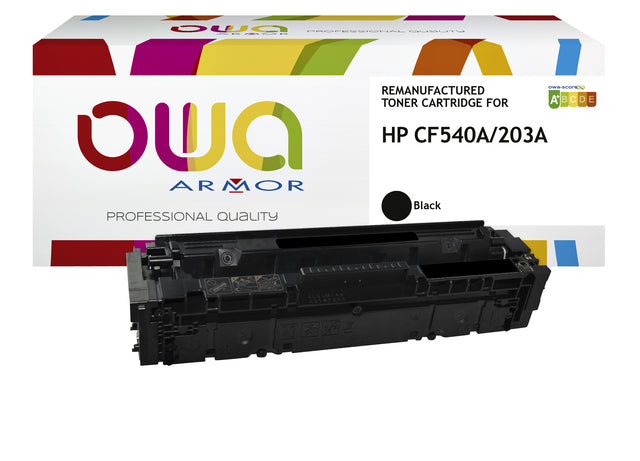Gereconditioneerde zwarte toner HP CF540A (Oplaadbaar)