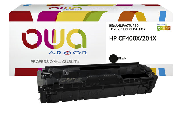 Gereconditioneerde OWA Zwarte HP CF400X Toner