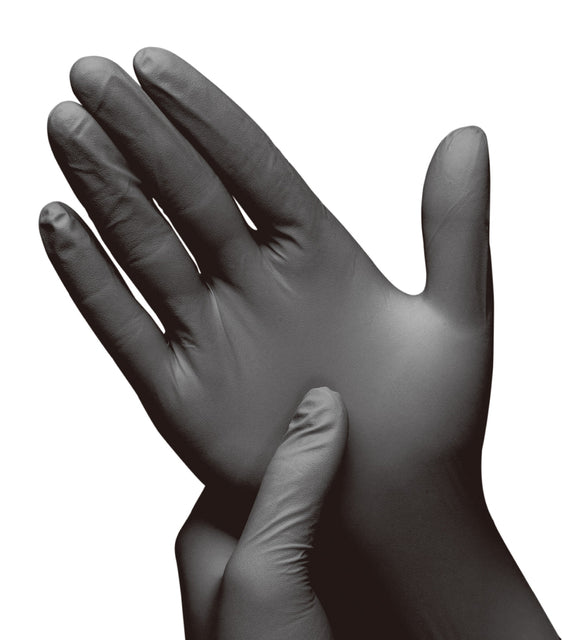 Handschoen Hynex M Nitril 100 st zwart - 3