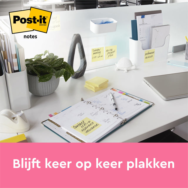 Post-it 3M Notitieblok 76x127mm Geel, 16+4 gratis - 3