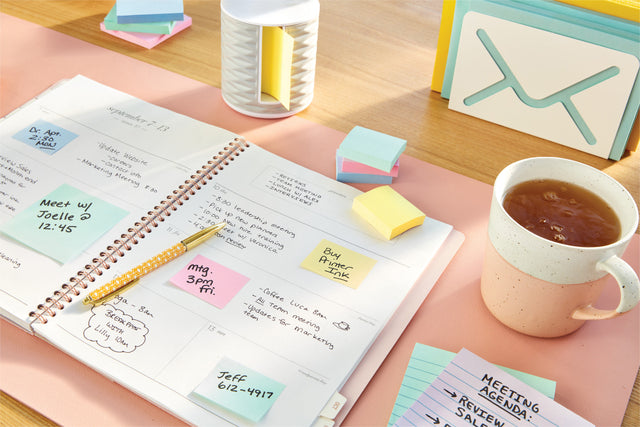 Memoblok Post-it 653 38x51mm Geel + Gratis - 3
