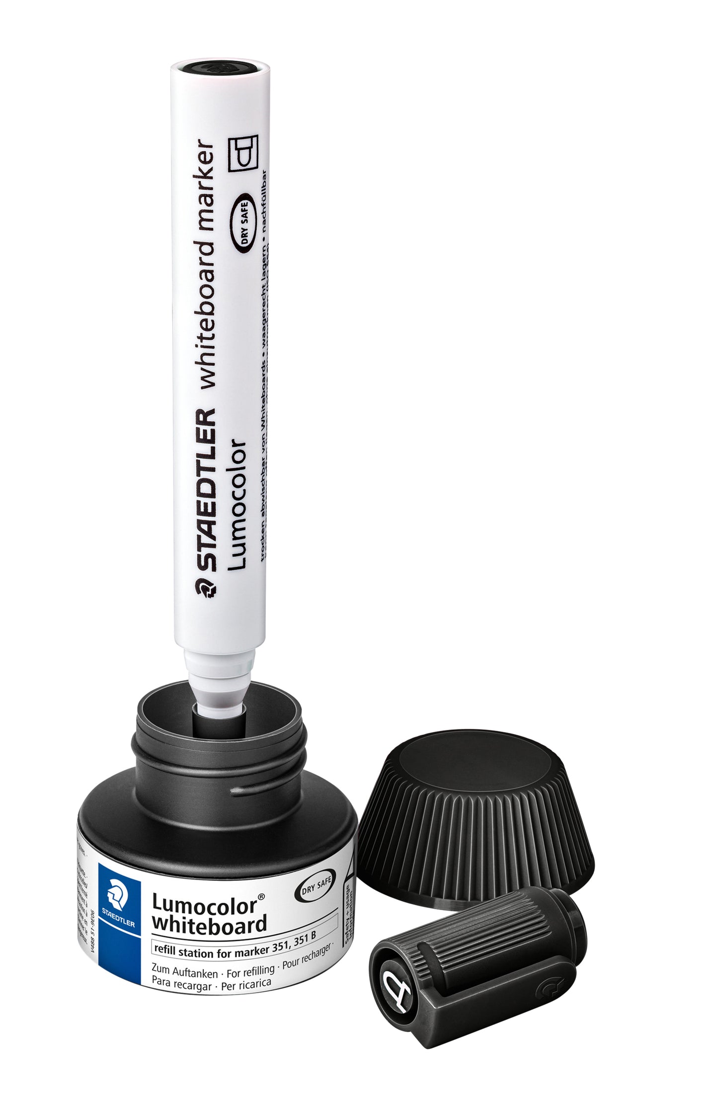 Staedtler Lumocolor Whiteboard Vulling, zwart