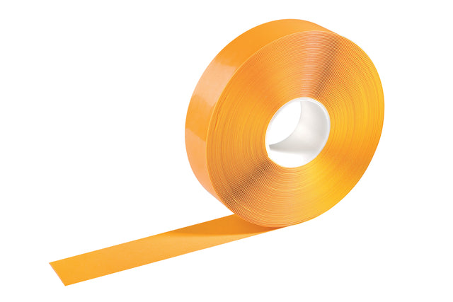 Duurzame vloermarkeringstape DURALINE 50x30mm geel voor langdurige markering