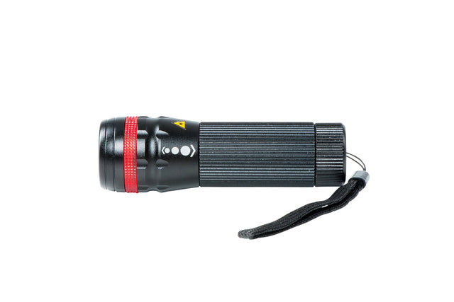 Zaklamp MAUL Eos LED 10,5cm met rood veiligheidsring en zoomfunctie - 3