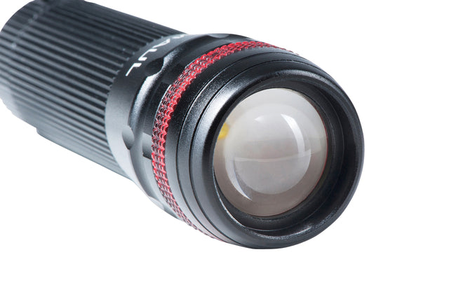 Zaklamp MAUL Eos LED 10,5cm met rood veiligheidsring en zoomfunctie - 5