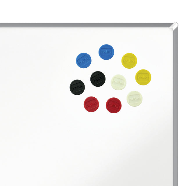 Magneet Nobo Ø13mm Assorti voor Whiteboards - 3