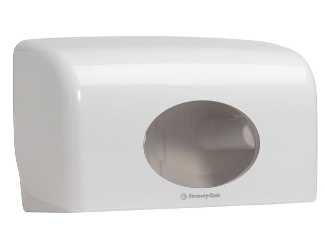 Dispenser Aquarius 6992 duo voor kleine toilettissuerollen wit - 2