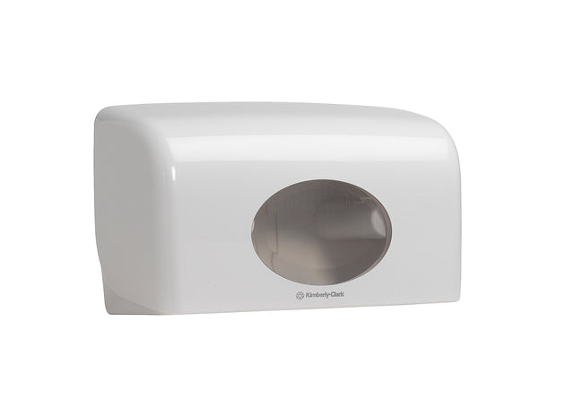 Dispenser Aquarius 6992 duo voor kleine toilettissuerollen wit - 3