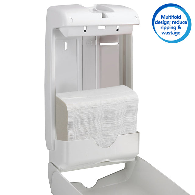 Scott Slimfold papieren handdoek wit 1-laags, 16 wikkels - 5