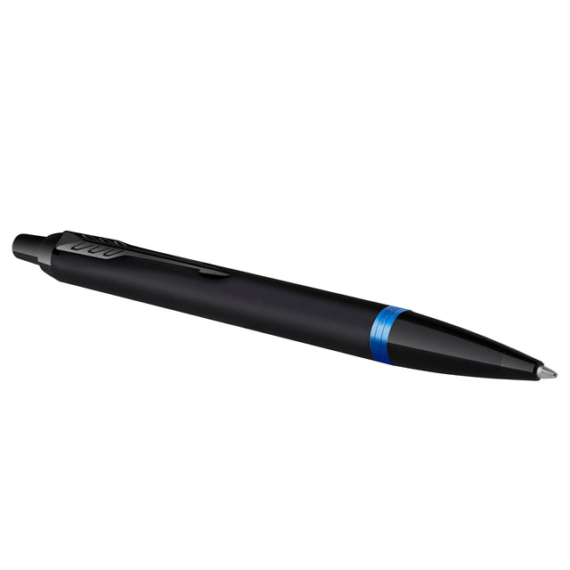 Balpen Parker IM blauw ring M zwart blister - 2