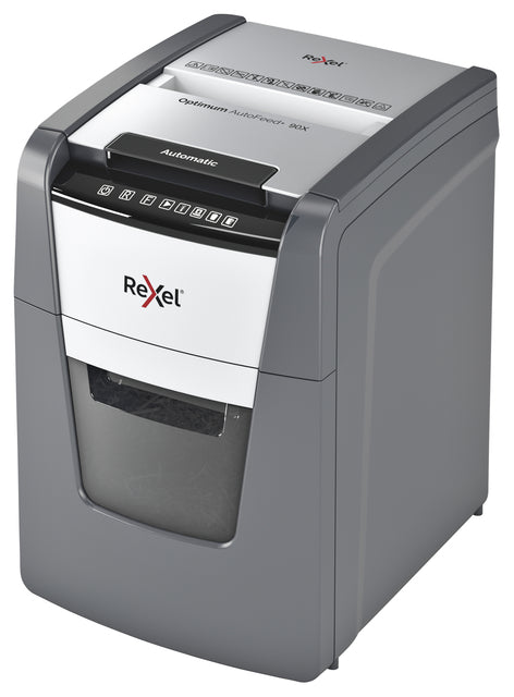 Rexel Optimum Auto 90X 4x28mm cross cut papiervernietiger