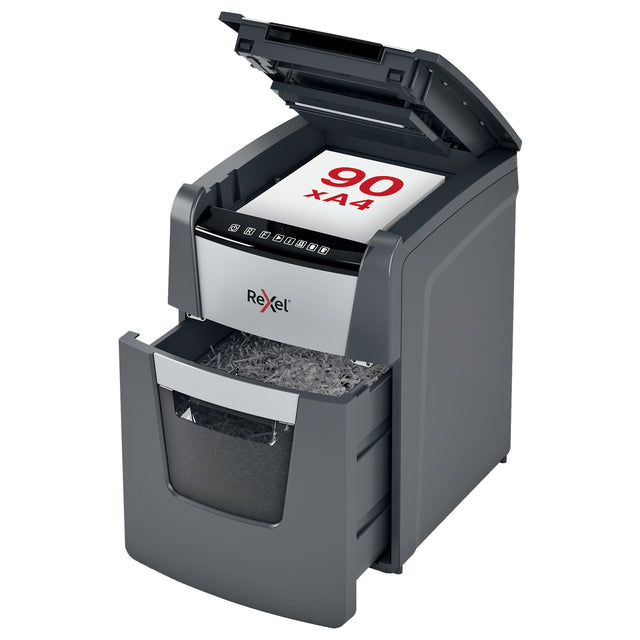 Rexel Optimum Auto 90X 4x28mm cross cut papiervernietiger - 6