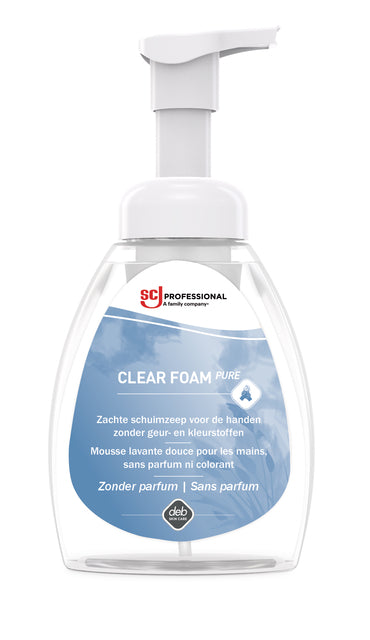 SCJ Clear Foam Handzeep Parfumvrij 250ml