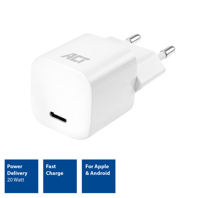ACT 20W USB-C en Lightning oplader voor iPhone - 3