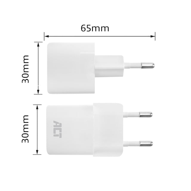ACT 20W USB-C en Lightning oplader voor iPhone - 4