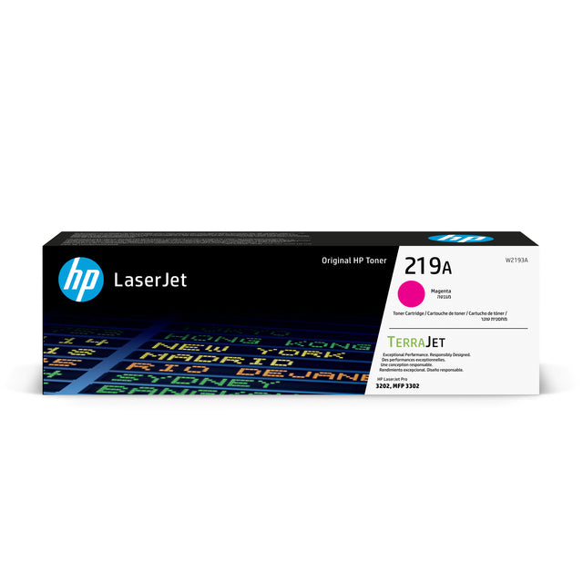 HP W2193A 219A Rood Tonercartridge