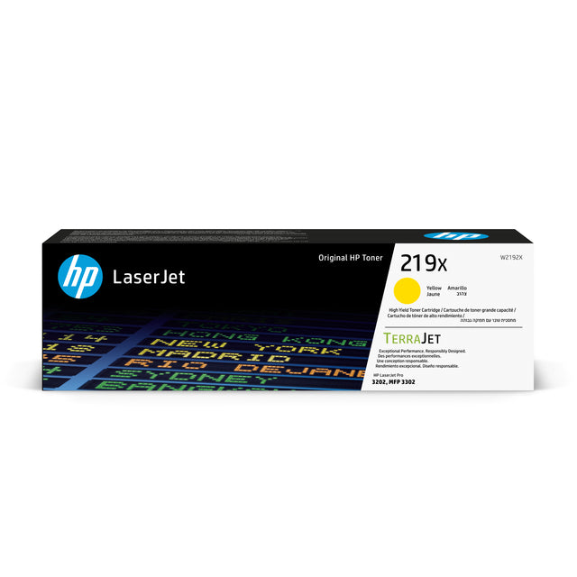 HP W2192X 219X Geel Tonercartridge