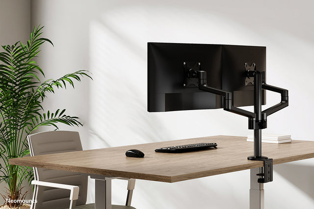 Neomounts DS60-425BL2 zwart, manuele monitorarm tot 27 inch - 6