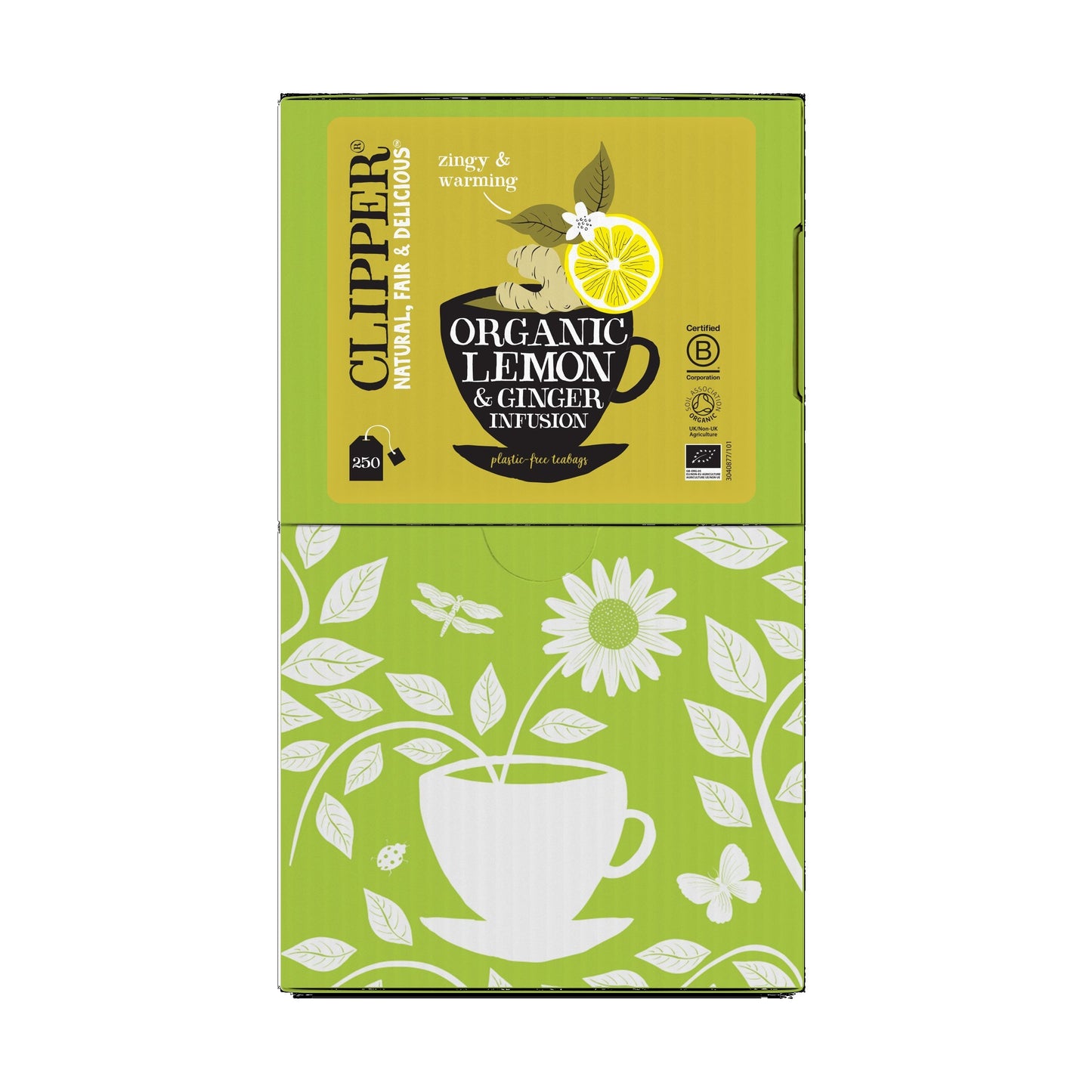 Clipper Infusie Thee Lemon Ginger Bio 250 Zakjes