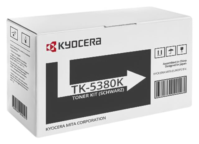 Kyocera TK-5380K Zwart Toner - Hoge capaciteit voor grote afdrukken