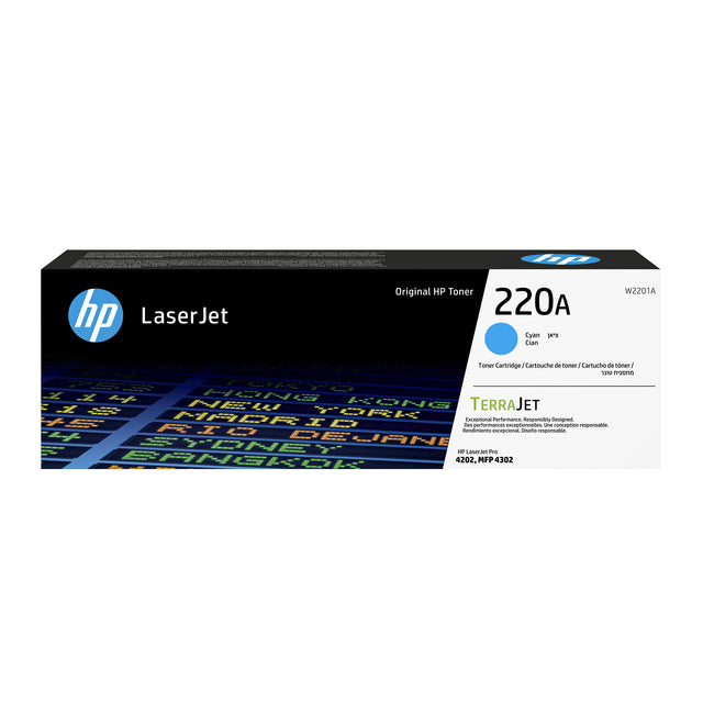 HP W2201A 220A Blauw Tonercartridge