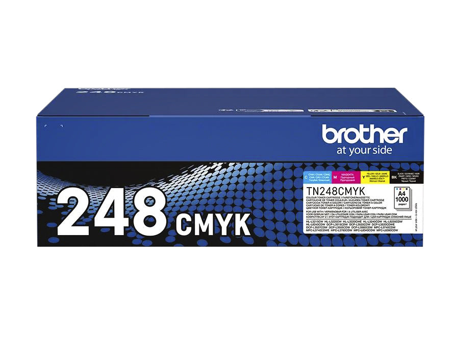 Toner Brother TN-248VAL Zwart en Kleur