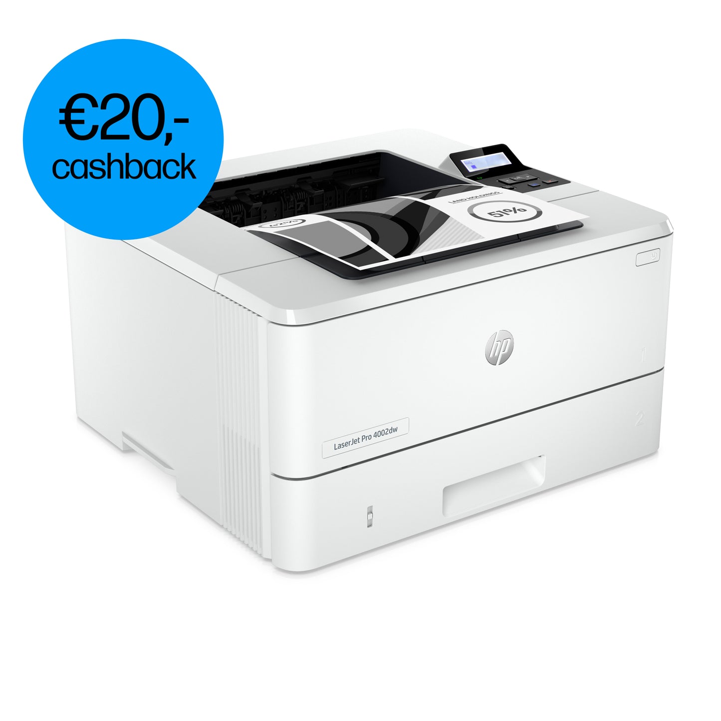 HP LaserJet 4002dw Zwart-Wit Lasermultifunctional Printer