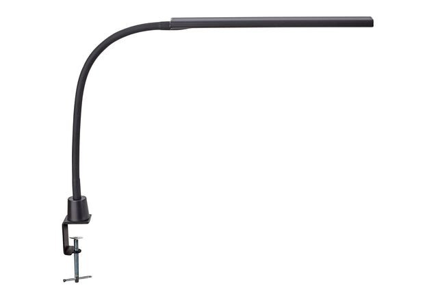 Maul Pirro LED Dimbare Tafelklemlamp Zwart met Vervangbare Lichtbron
