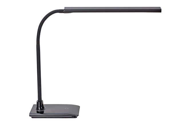 Maul Pirro LED Dimbaar Tafelklemlamp Zwart met Vervangbare Lichtbron