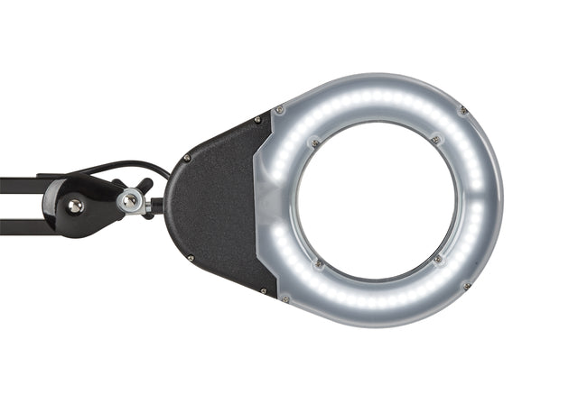 Loeplamp MAUL Viso LED Tafelklem Zwart met 3D verstelbare lens - 2