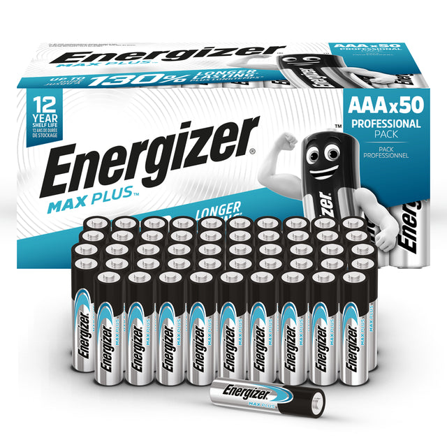 Energizer Max Plus AAA alkaline batterijen 50 stuks - 2