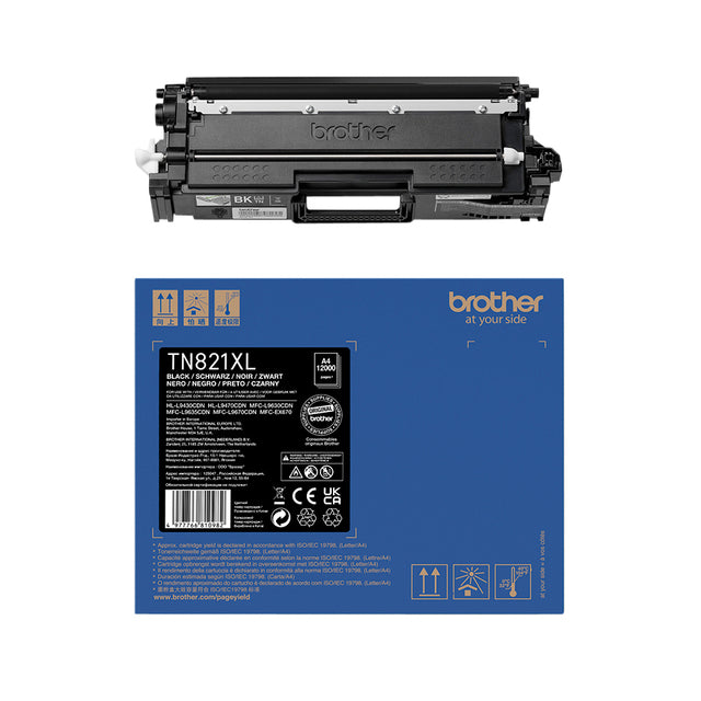 Brother TN-821XLBK Zwart Toner - 3