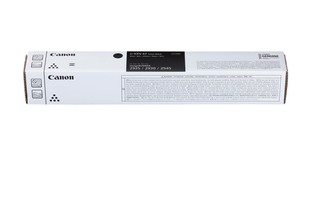 Canon C-EXV 67 Zwarte Tonercartridge voor Hoge Capaciteit