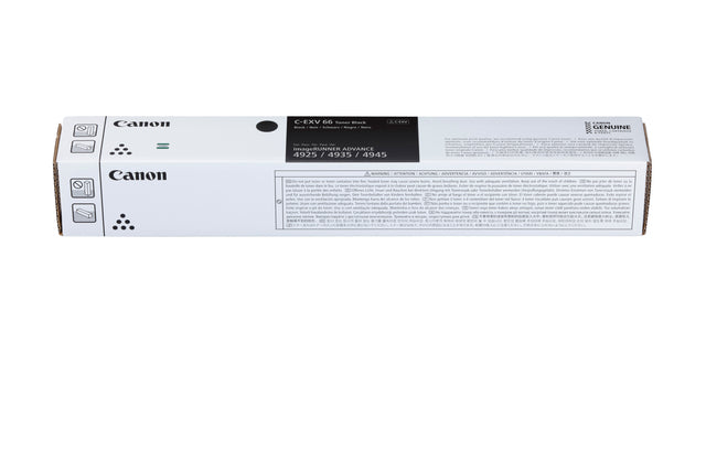 Canon C-EXV 66 Zwarte Tonercartridge - Hoge capaciteit