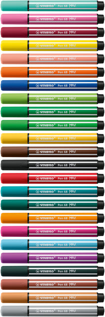 Stabilo Pen 68 Max Viltstift 24 Kleuren - 4