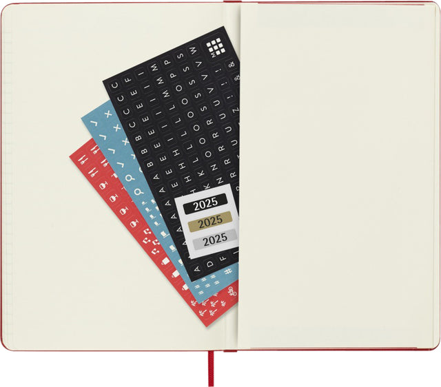 Agenda 2025 Grote Planweek 7 Dagen per Week 130x210 mm, Hard Cover Rood - 5
